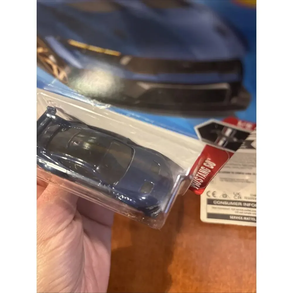 Hot Wheels Ford Mustang GTD Metallic Blue 60 Years of Mustang 34 - Lot Of 2